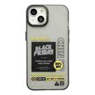For iPhone 15 Double Layer Frosted IMD Series TPU + PC Phone Case(Label NEW DROP) - 1
