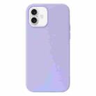 For iPhone 16 Liquid Silicone Phone Case(Purple) - 1