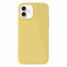 For iPhone 16 Liquid Silicone Phone Case(Yellow) - 1