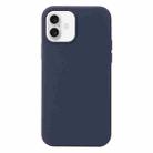 For iPhone 16 Liquid Silicone Phone Case(Midnight Blue) - 1