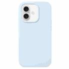 For iPhone 16 Liquid Silicone Phone Case(Sky Blue) - 1