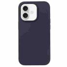 For iPhone 16 Liquid Silicone Phone Case(Berry Purple) - 1