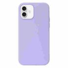 For iPhone 16 Plus Liquid Silicone Phone Case(Purple) - 1