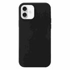 For iPhone 16 Plus Liquid Silicone Phone Case(Black) - 1