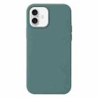 For iPhone 16 Plus Liquid Silicone Phone Case(Pine Needle Green) - 1