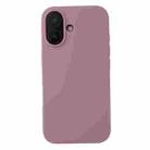 For iPhone 16 Plus Liquid Silicone Phone Case(Blackcurrant) - 1