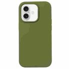 For iPhone 16 Plus Liquid Silicone Phone Case(Pine Green) - 1