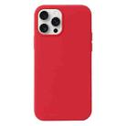 For iPhone 16 Pro Liquid Silicone Phone Case(Carmine Red) - 1