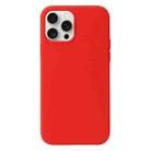 For iPhone 16 Pro Liquid Silicone Phone Case(Red) - 1