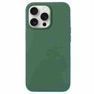 For iPhone 16 Pro Liquid Silicone Phone Case(Clover Green) - 1