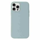 For iPhone 16 Pro Max Liquid Silicone Phone Case(Emerald Green) - 1