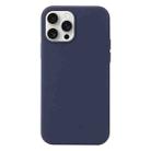 For iPhone 16 Pro Max Liquid Silicone Phone Case(Midnight Blue) - 1