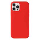 For iPhone 16 Pro Max Liquid Silicone Phone Case(Red) - 1