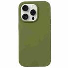 For iPhone 16 Pro Max Liquid Silicone Phone Case(Pine Green) - 1