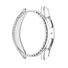 For Samsung Galaxy Watch FE 40mm Diamond Hollow PC Watch Protective Case(Transparent) - 1