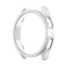 For Samsung Galaxy Watch FE 40mm Diamond Hollow PC Watch Protective Case(White) - 1