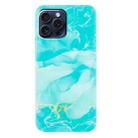 For iPhone 16 Pro Max IMD Marble TPU Phone Case(Green) - 3