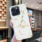 For iPhone 16 Pro Max IMD Marble TPU Phone Case(White) - 2