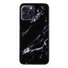 For iPhone 16 Pro Max IMD Marble TPU Phone Case(Black) - 3