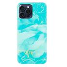 For iPhone 16 Pro IMD Marble TPU Phone Case(Green) - 3