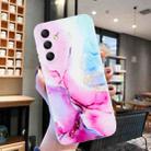 For Samsung Galaxy S24 FE 5G IMD Marble TPU Phone Case(Pink Blue) - 2