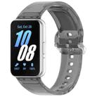 For Samsung Galaxy Fit3 Color Changing TPU Watch Band(Black) - 1