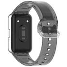 For Samsung Galaxy Fit3 Color Changing TPU Watch Band(Black) - 2