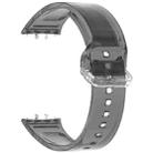 For Samsung Galaxy Fit3 Color Changing TPU Watch Band(Black) - 3