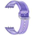 For Samsung Galaxy Fit3 Color Changing TPU Watch Band(Star Purple) - 3