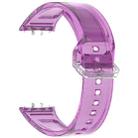 For Samsung Galaxy Fit3 Color Changing TPU Watch Band(Purple) - 3