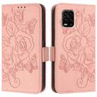 For Xiaomi Mi 10 Lite Embossed Rose RFID Anti-theft Leather Phone Case(Pink) - 2