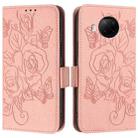 For Xiaomi Mi 10T Lite 5G Embossed Rose RFID Anti-theft Leather Phone Case(Pink) - 2