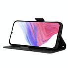 For Xiaomi Poco X7 5G / Redmi Note 14 Pro 5G Embossed Rose RFID Anti-theft Leather Phone Case(Black) - 3
