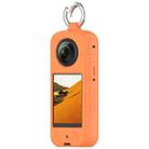 For Insta360 X3 Portable Silicone Protective Case(Orange) - 1