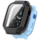 For Xiaomi Mibro Smart Kids Watch T6C PC + Tempered Film Integrated Watch Protective Case(Black) - 1