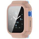 For Xiaomi Mibro Smart Kids Watch T6C PC + Tempered Film Integrated Watch Protective Case(Pink) - 2