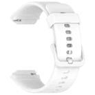 For SKG V7 / V7 Pro Solid Color Silicone Watch Band(White) - 3
