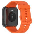 For SKG V7 / V7 Pro Solid Color Silicone Watch Band(Orange) - 2