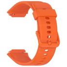 For SKG V7 / V7 Pro Solid Color Silicone Watch Band(Orange) - 3