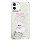 For iPhone 12 Mirror Puppy Pattern TPU + PC Phone Case(Teddy) - 1