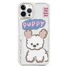 For iPhone 13 Pro Mirror Puppy Pattern TPU + PC Phone Case(Poodle) - 1