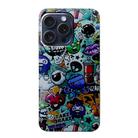 For iPhone 16 Pro Max Colored Drawing Pattern TPU Phone Case(Graffiti) - 3