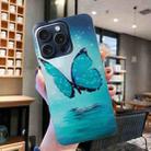 For iPhone 16 Pro Colored Drawing Pattern TPU Phone Case(Butterfly) - 2