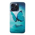 For iPhone 16 Pro Colored Drawing Pattern TPU Phone Case(Butterfly) - 3