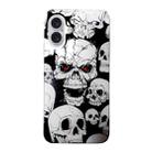 For iPhone 16 Plus Colored Drawing Pattern TPU Phone Case(Skull) - 3