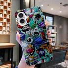 For iPhone 16 Plus Colored Drawing Pattern TPU Phone Case(Graffiti) - 2