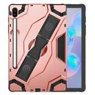 For Samsung Galaxy Tab S6 T860/T865 Escort Series TPU + PC Shockproof Protective Case with Holder(Rose Gold) - 1