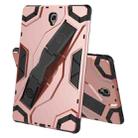 For Samsung Galaxy Tab S4 10.5 T830/T835 Escort Series TPU + PC Shockproof Protective Case with Holder(Rose Gold) - 1