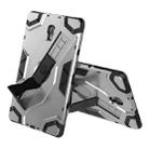 For Samsung Galaxy Tab A 10.5 T590/T595 Escort Series TPU + PC Shockproof Protective Case with Holder(Silver) - 1