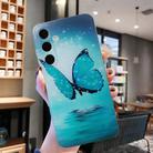 For Samsung Galaxy S24 FE 5G Colored Drawing Pattern TPU Phone Case(Butterfly) - 2